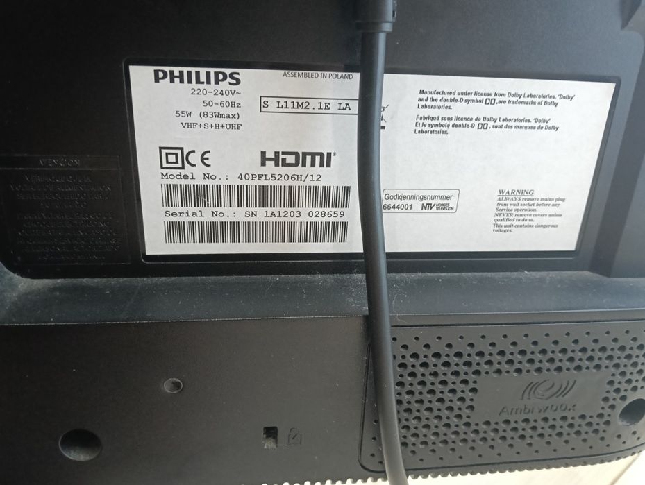 Vendo TV Philips 40 polegadas