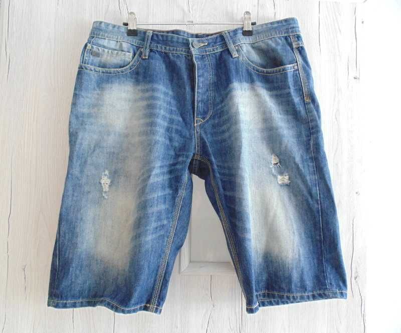 C&A Denimite szorty jeansowe męskie z kieszeniami pas 98 cm