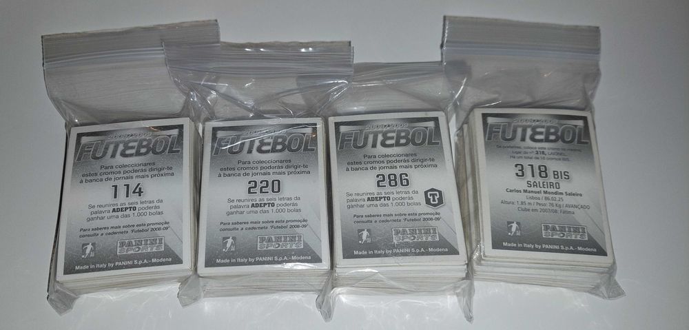 Cromos Futebol 2008/09 | Panini Sports 08-09 (Ver lista)