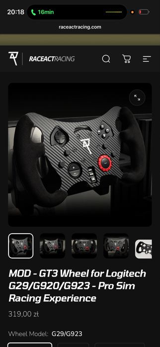 Logitech g923 stan idealny