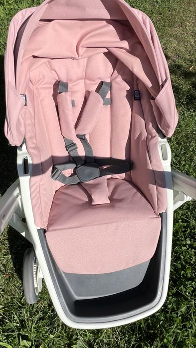 Прогулянкова коляска Greentom Upp Reversible шасі White Blossom