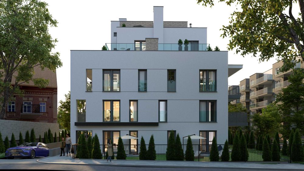 Sprzedam nowy apartament z 98 m2 tarasem w centrum Olsztyna