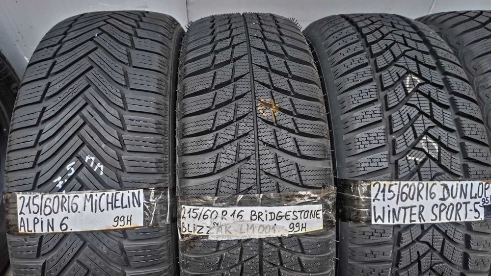 Шини одиночки 215/60R16 .Continental , Bridgestone  , Goodyear  65