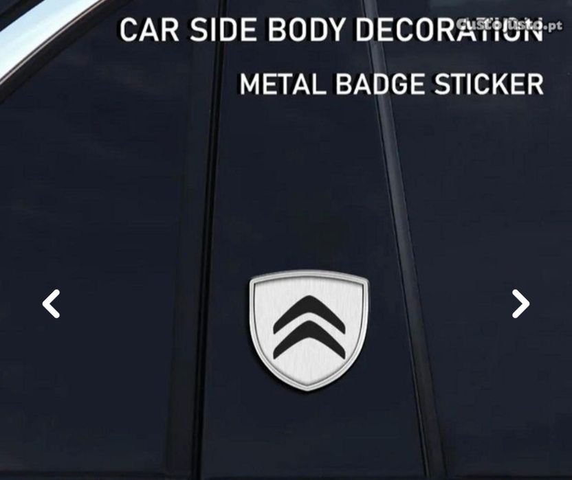Emblema decorativo em Metal  Logomarca Citroen