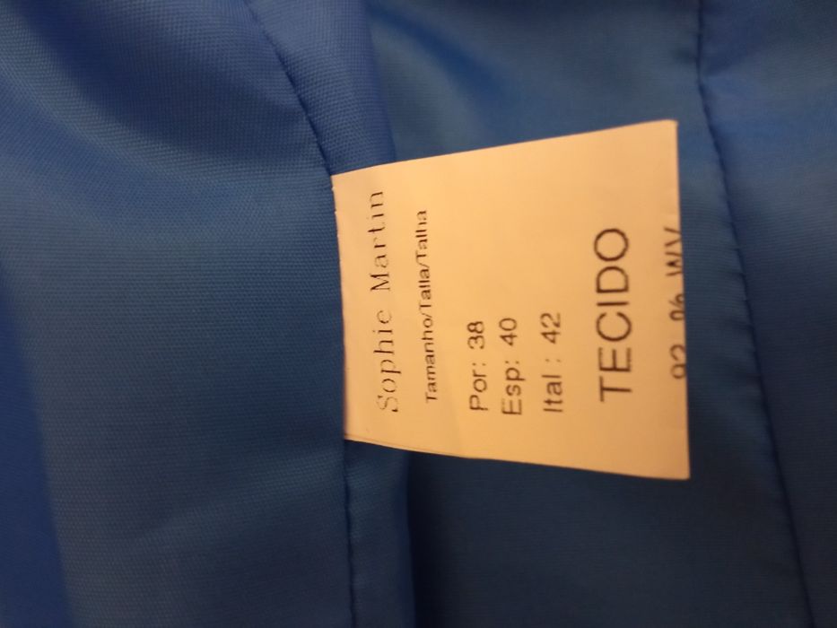 Casaco tipo canadiana