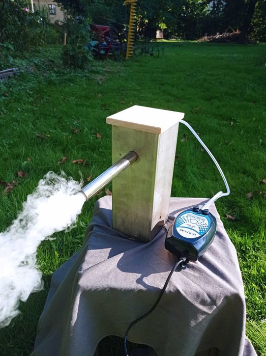 Wytwornica generator dymu kwadratowy nierdzewny L wędzarnia