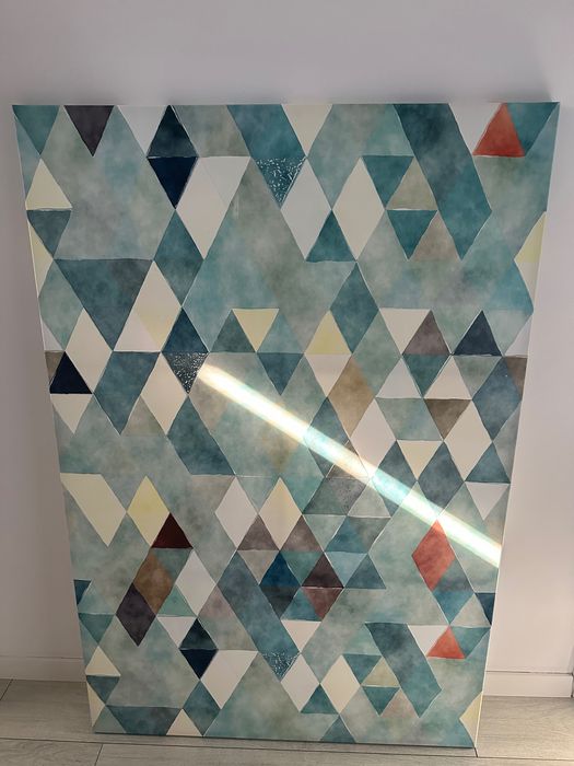 Obraz w geometryczne wzory  150x100