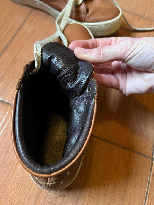 Кеди з натуральної шкіри