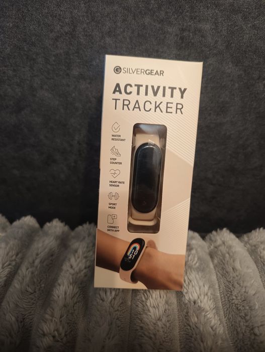 Zegarek sportowy smartband SilverGear activity tracker różowy