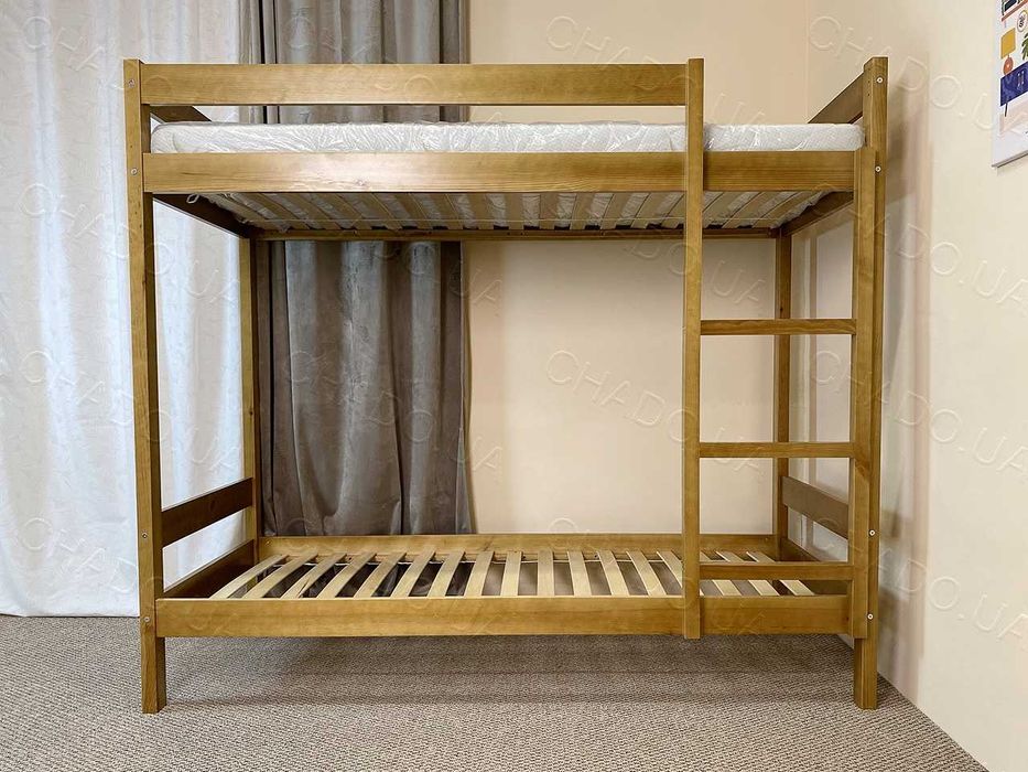 Двоярусне ліжко, двухъярусная кровать 90х200 Біле, Сіре, Айворі