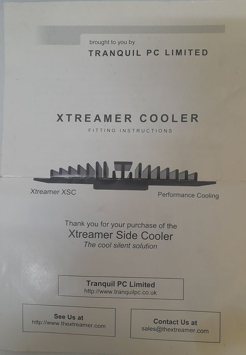 Xtreamer Side Cooler XSC (só caixa)