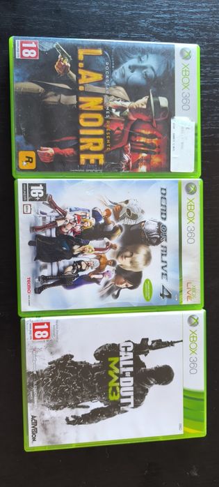 Dead or alive 4/La noire/Call of duty modern warfare 3 Xbox 360