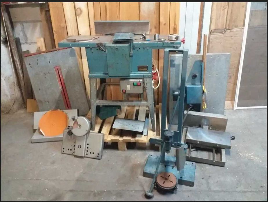 Циркулярка, фуганок, рейсмус, фрезер, токарний та шліфувальний верстат ...