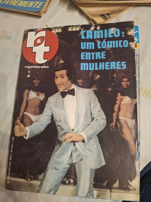 Revistas vintage gente radio televisão camilo Oliveira