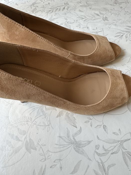 Buty Lasocki, letnie, z odkrytym noskiem rozmiar 39 + fleki