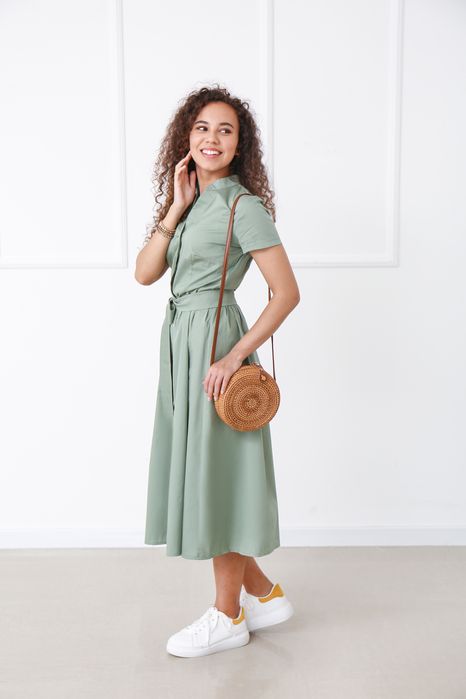 Сукня міді chemise від 42 до 52 розміри