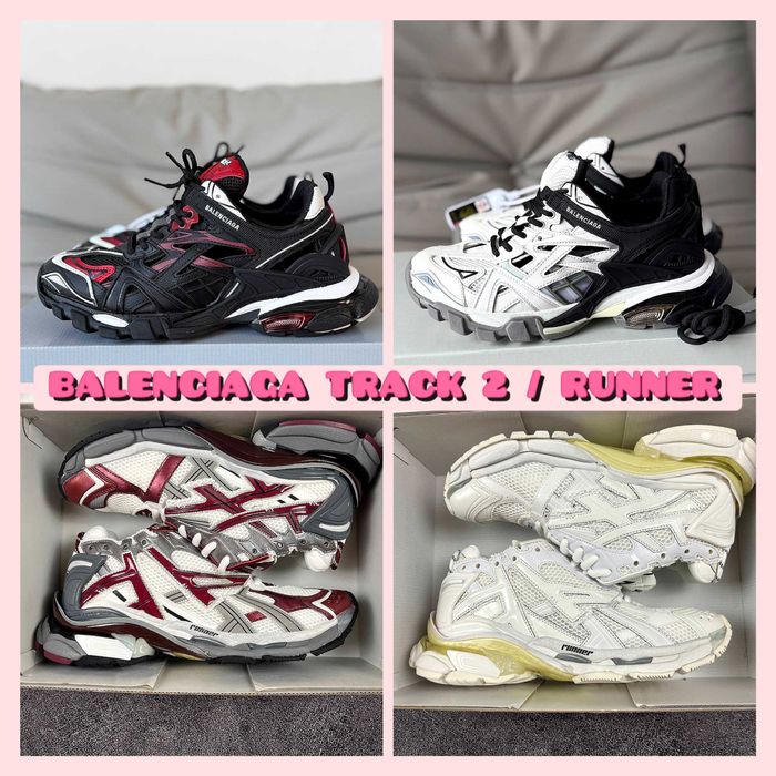 ‼️БЕЗ Передплати Трендові Кросівки Balenciaga Runner / Track 2 для літа | Розміри 36 - 45 | Унісекс | Баленсіага Ранер / Трек 2