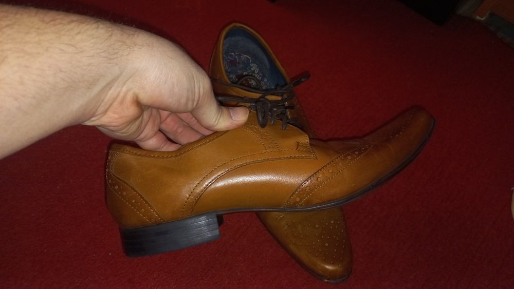 Туфли мужские кожаные. River Island 41-42