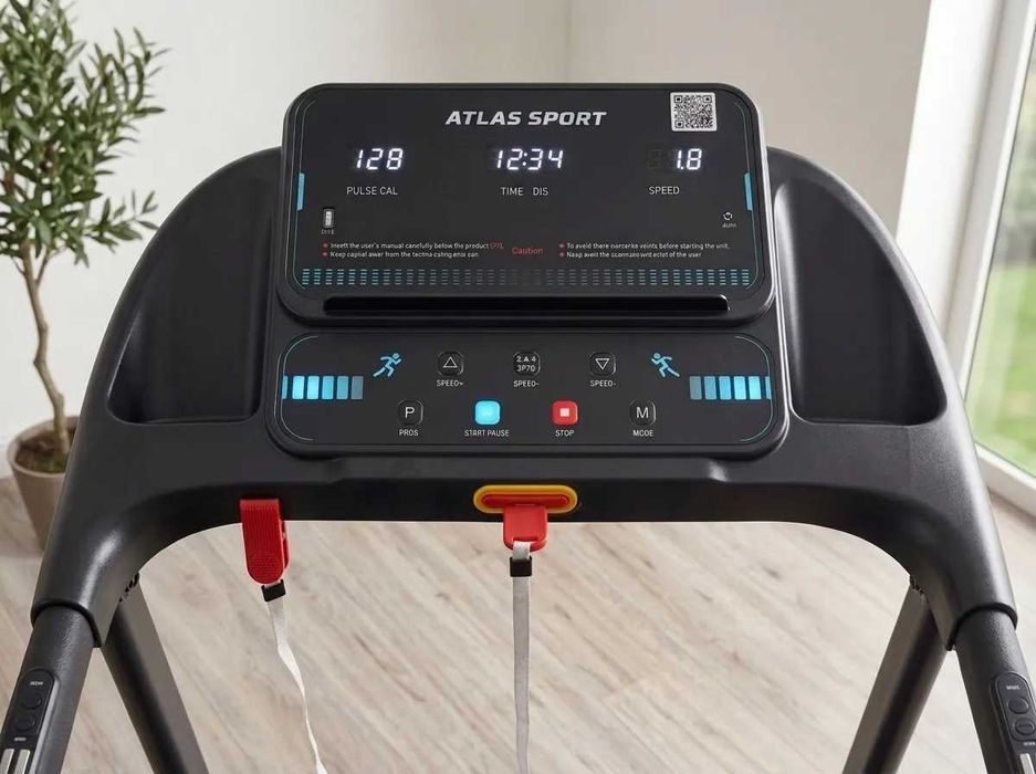 Bieżnia Elektryczna Domowa 14km/h Treningowa Składana | Atlas Sport | Duży Pas | Cicha | Bluetooth | Darmowa Wysyłka | Gwarancja 2 Lata | Nowa | Fv23%