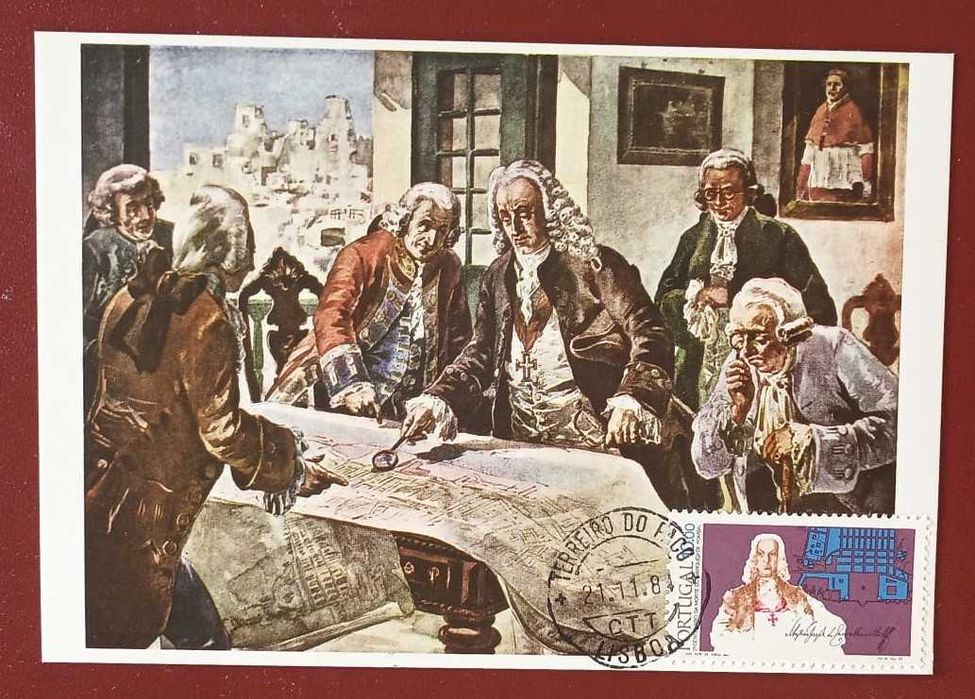 Postal Marquês de Pombal 1982