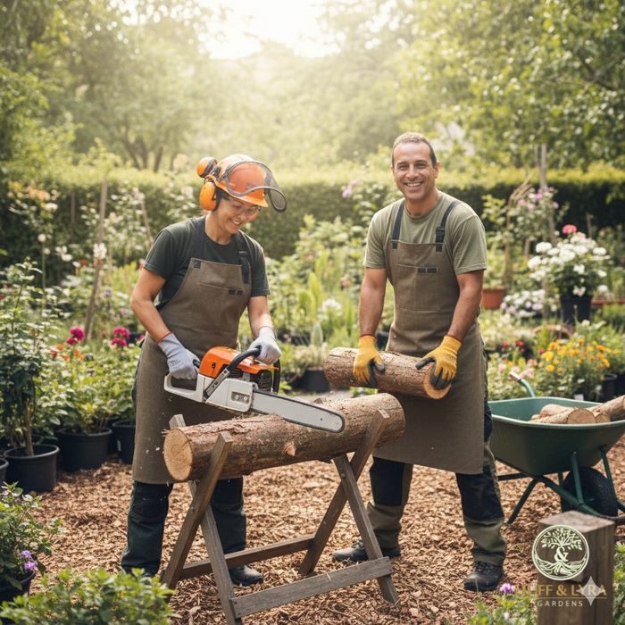 Limpeza de terreno e manutenção de jardins