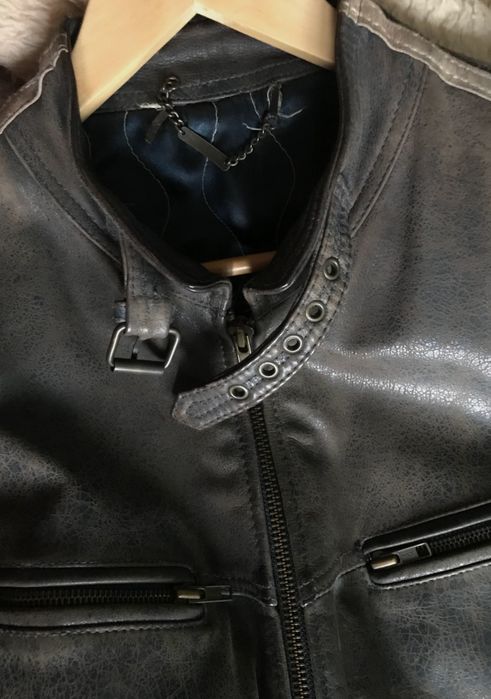 кожаная куртка River Island (Англия)