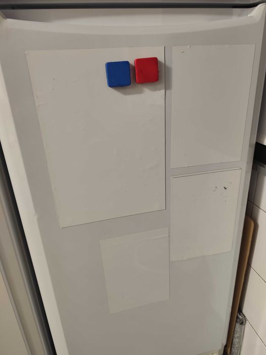 Folhas magnéticas de escrita whiteboard para frigorífico