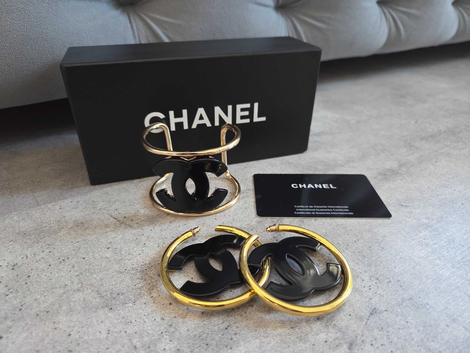 Komplet bransoletka i kolczyki Chanel