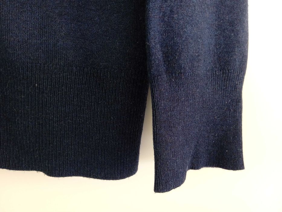 Sweter damski - rozpinany - granatowy - roz. 38 -
