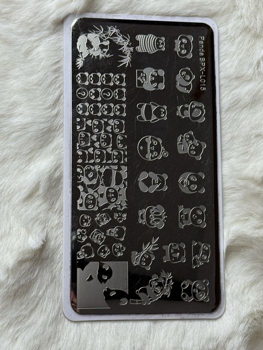 Blaszka do stempli do paznokci