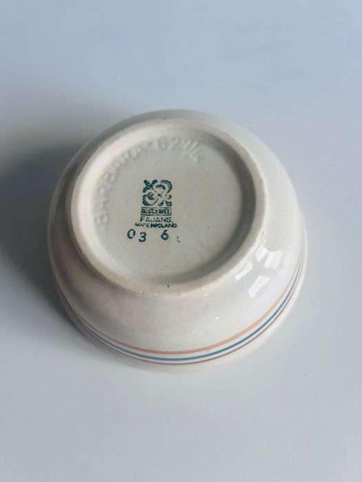 Miseczka Vintage Barbara Włocławek, ręcznie malowana - okres PRL