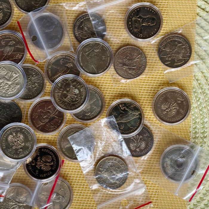 Mix - zestaw monet okolicznościowych - 2 złote - 52 sztuki.