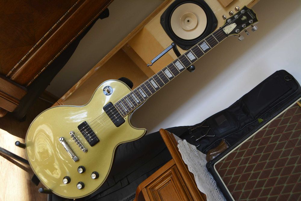 Gitara Hohner L90 Les Paul Gold Top P90  (Gibson Epiphone Ibanez) 1983