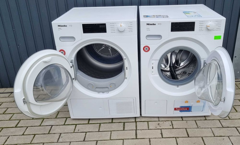 Zestaw Miele. Pralka W1 WWE 668 + Suszarka z pompą ciepła T1 TWH 620