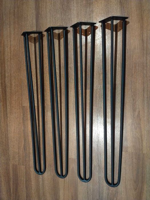 Nogi metalowe do stołu stolika z pręta loft 72cm