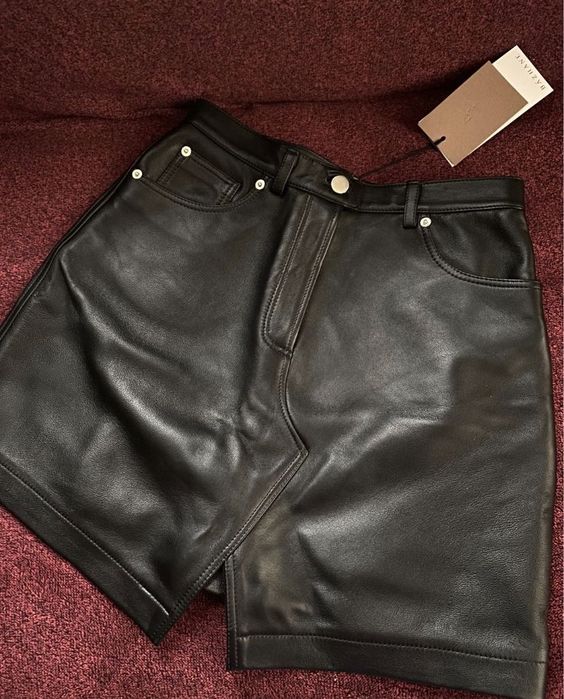 Шкіряна спідниця Bazhane