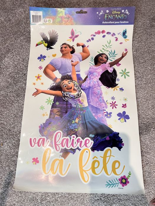 Duża Naklejka na Okno / Ściane z bajki Encantano