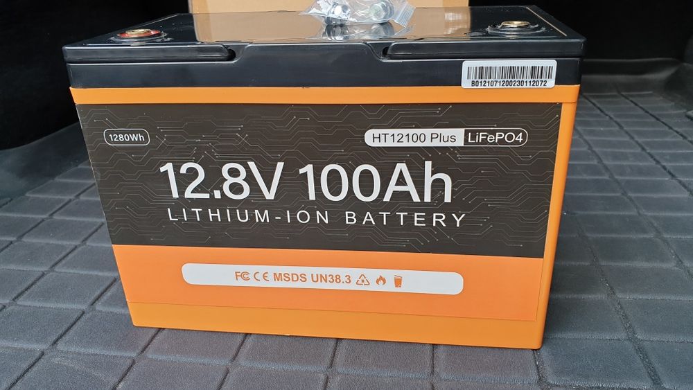 LiFePo4 HT12100 12,8V 100Аh 1280Wh з BMS. Аккумулятор залізо-фосфатний