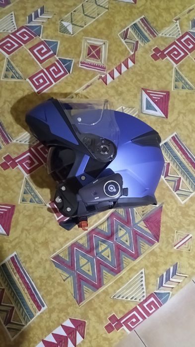 Мотошолом з гарнітурою WIFI відеореєстратором і пінлоком