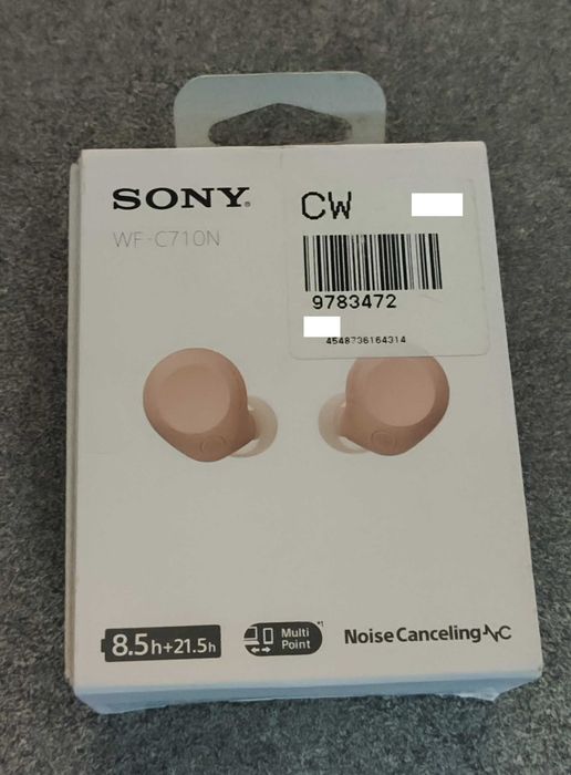 Auriculares Bluetooth True Wireless Sony WF-C710N (In-Ear - Microfone - Noise Cancelling - Rosa)
