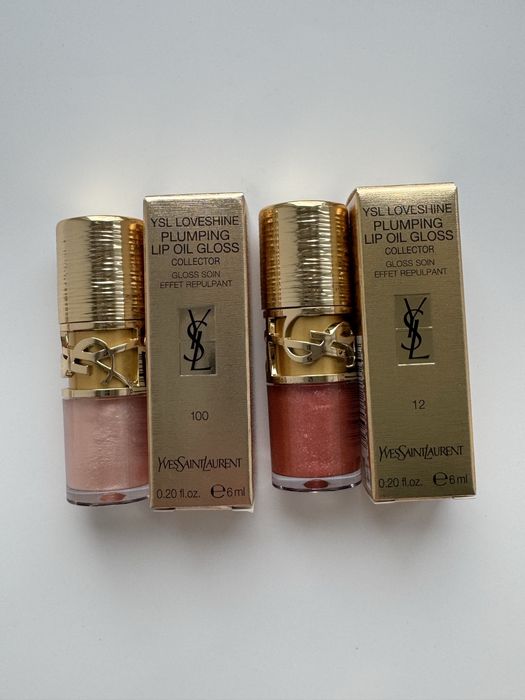 Блиск олія для губ YSL лімітовані відтінки
