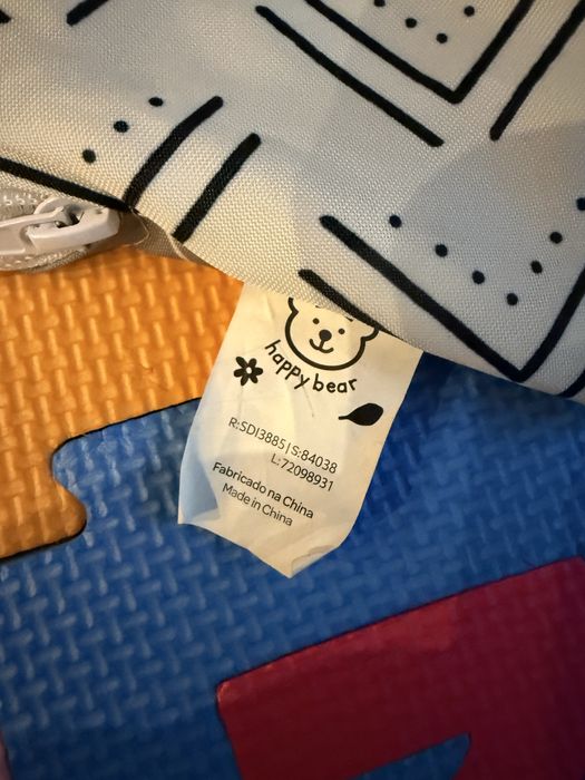 Capa redutor cadeira alta bebé Happy Bear – Como novo (só capa)