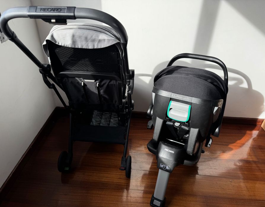 Carrinho de bebé Recaro + Cadeira Auto ISOFIX