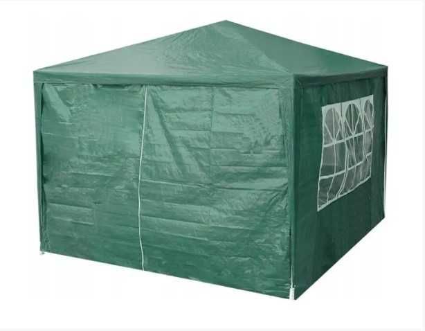 Павільйон садовий Avko Garden 3х3 м з 4 стінками зелений