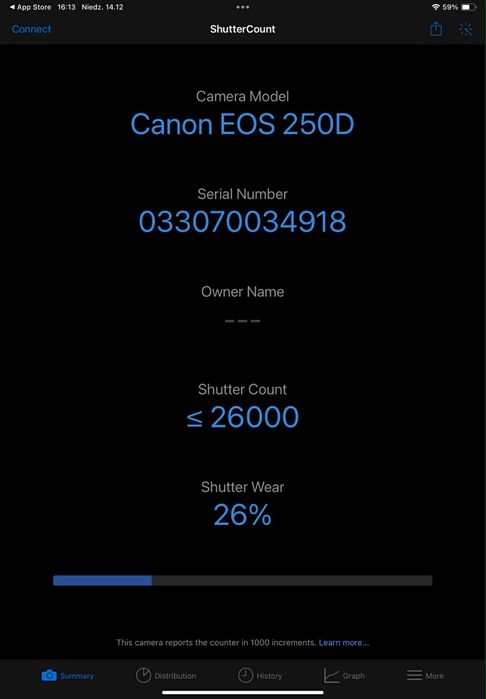 Lustrzanka Canon EOS 250D Stan Bardzo dobry!