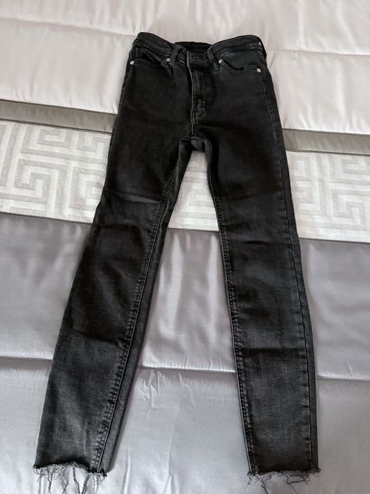 LOTE 3 Calças Pretas Skinny 34
