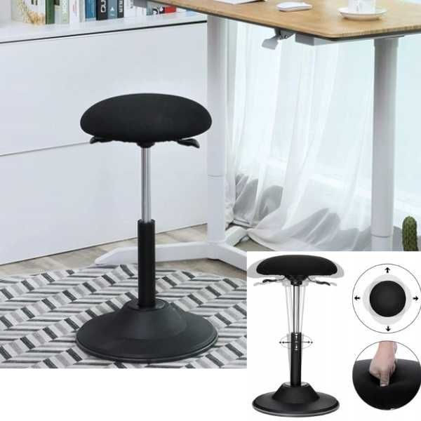 HOKER regulowany pochylany obrotowy stołek taboret MEBLE DaMaOutlet.pl