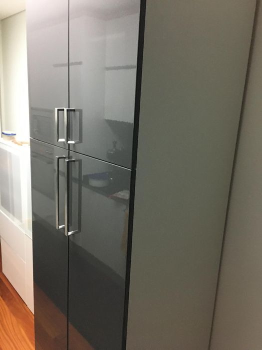 Armario cozinha METOD IKEA portas cinzentas