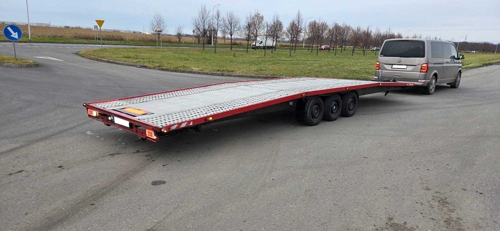 Laweta TA-NO 2016r 3.5t DMC na 2 auta 8.5m długości nowe opony