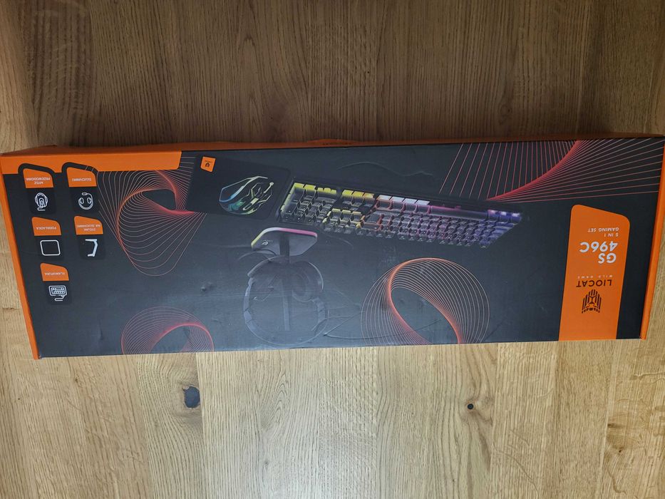 Zeataw  Liocat GS496C klawiatura mysz słuchawki